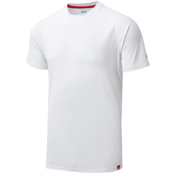 Gill UV010 Men's UV Tec T-Shirt White Size XL