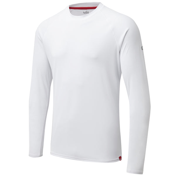 Gill UV011 Men's UV Tec T-Shirt Long White Size S