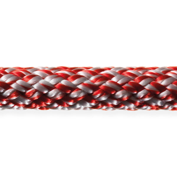 Robline Sirius 500 Allround rope, 6mm Silver/Red - 1 mtr
