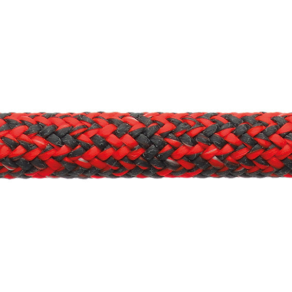 Robline Sirius XTS Dyneema Cruising,10mm Rød/Sort/Hvid - 1m
