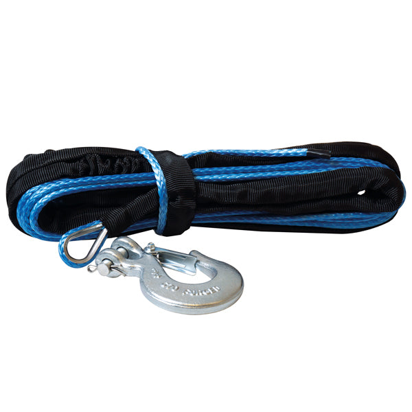 1852 Trailer rope Ø5mm x 12m with 1/4" hook BL 2500 kg