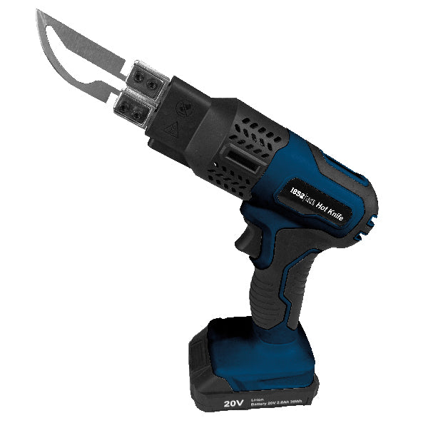 1852 Rope burner in case with 20V 2Ah Makita battery