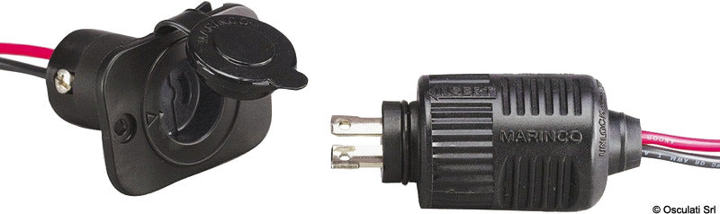 Connect Pro Combo 2-polet stik & kobling Marinco