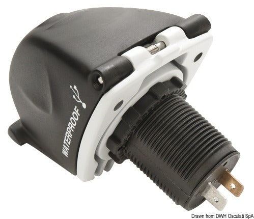 Scanstrut dobbelt USB-A-ladestik 12/24 V DC, IPX4