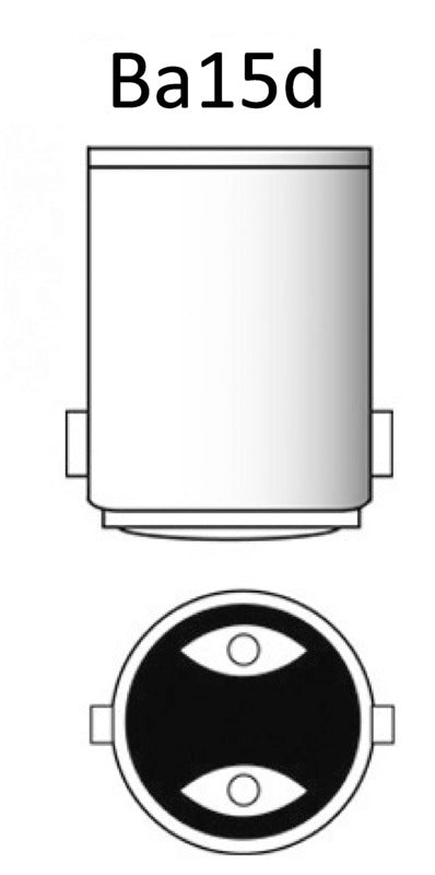 SMD LED-pære med BA15D-fatning 12/24 V 2,5 W, 240 lm, 3000 K