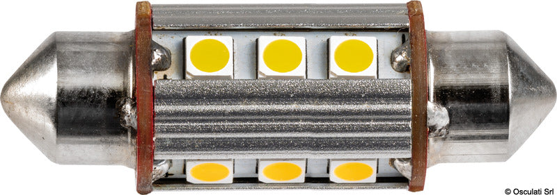 LED-sofitpære 12 V 2,5 W, 39 mm, 3000 K – 2 stk.