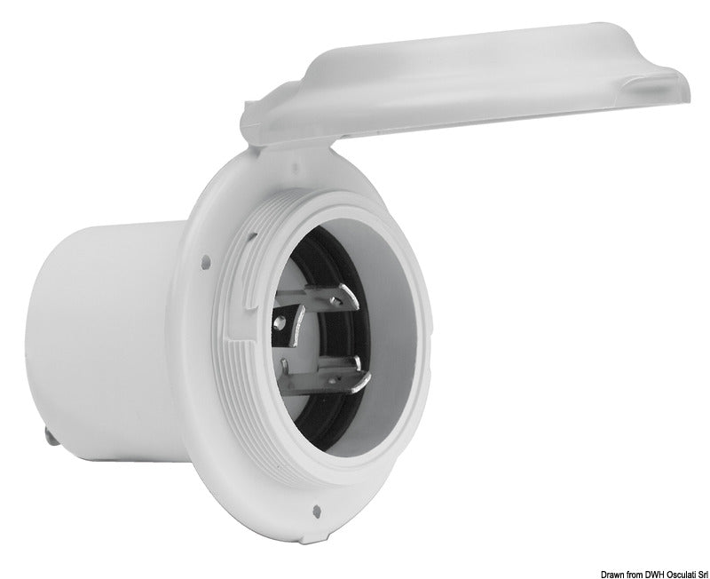 Marinco Valox 16-30 A stik rund front