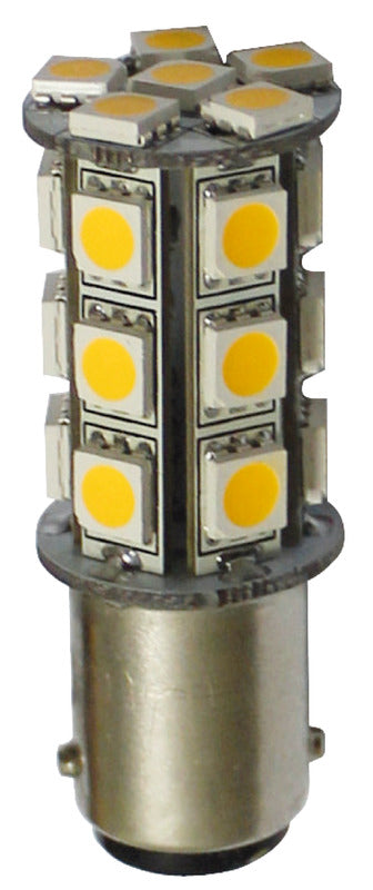 SMD LED-pære med BA15D-fatning 12/24 V, 2,5 W, 220 lm