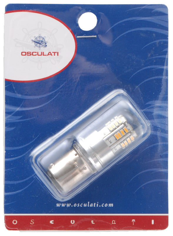 SMD LED-pære med BA15D-fatning 12/24 V 2,5 W, 240 lm, 3000 K