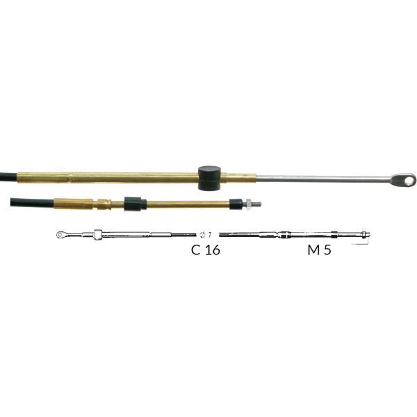 Ultraflex-Steuerkabel C16 Quicksilver Standard, 13 Fuß