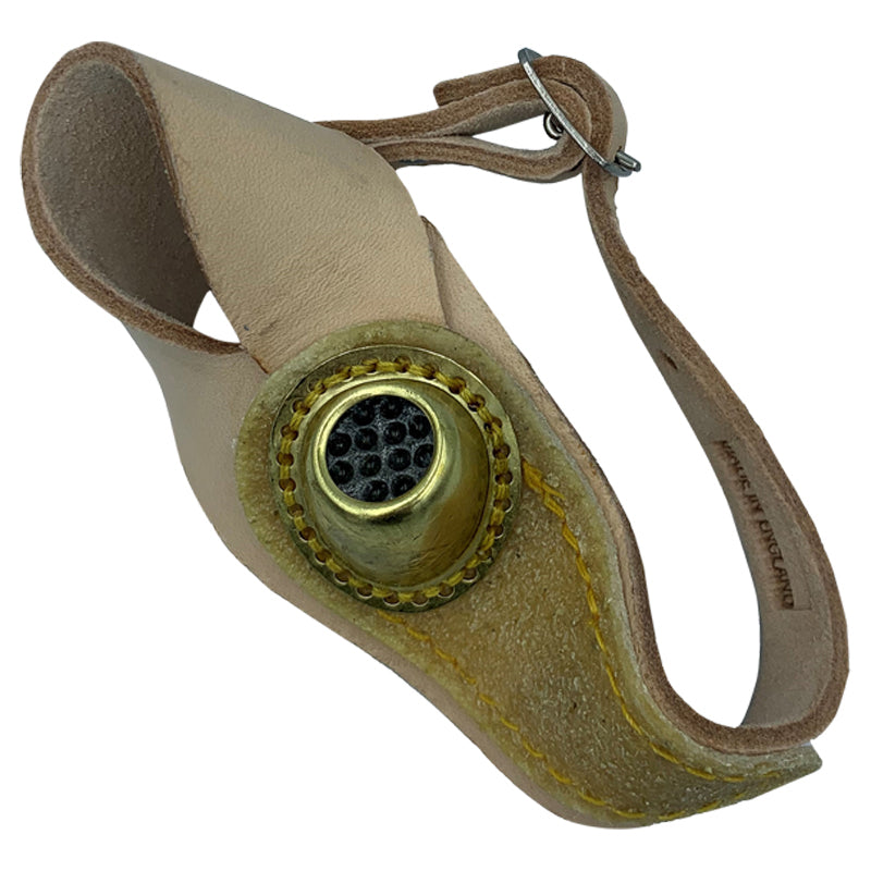 Sailmaker's glove left w/buckle No. 2 w/brass pressure plate