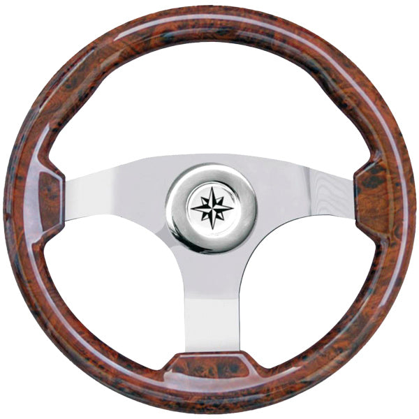 Savoretti steering wheel Ø35cm radica wood