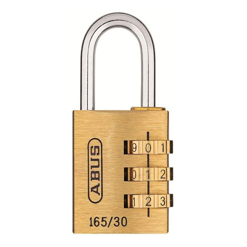 Abus 165 - 30mm Bøjle Ø:5mm messing Kodelås