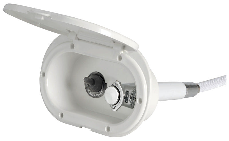 Shower box ON-OFF kontakt PVC slange 4 m Osculati