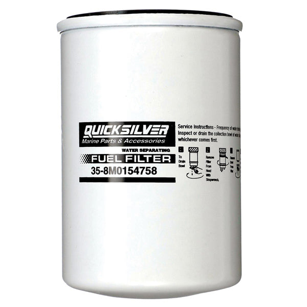 Quicksilver 8M0154758 Brændstoffilter, vandsep. - forskellig