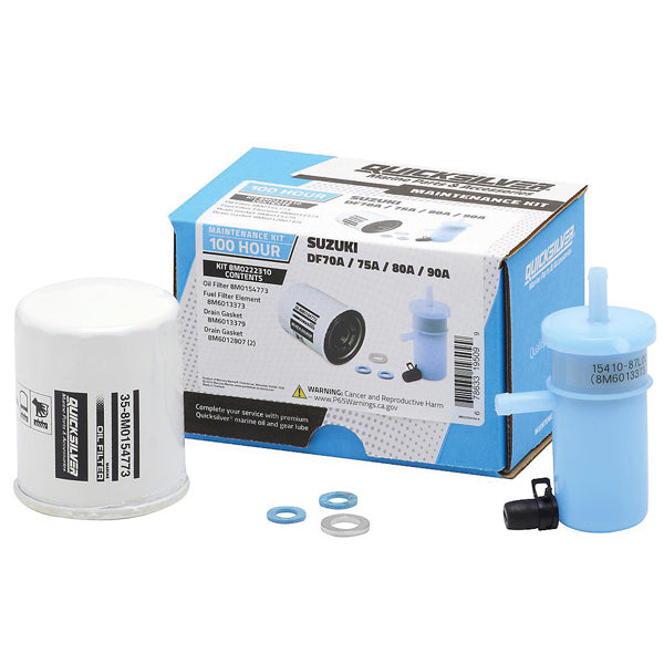 Quicksilver 8M0222310 100T Service Kit, Suzuki DF70A/75A/80A