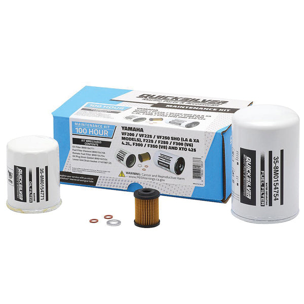 Quicksilver 8M0224553 100T Service Kit, Yamaha Various 200-3