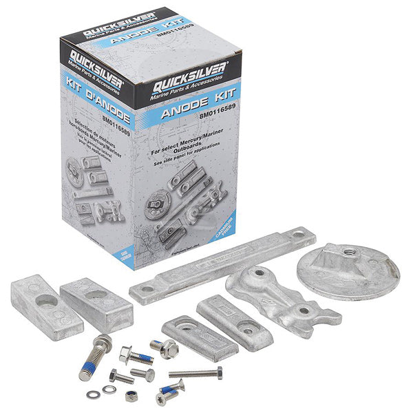 Quicksilver 8M0116589 Agterspejl og gearkasse aluminiumanode