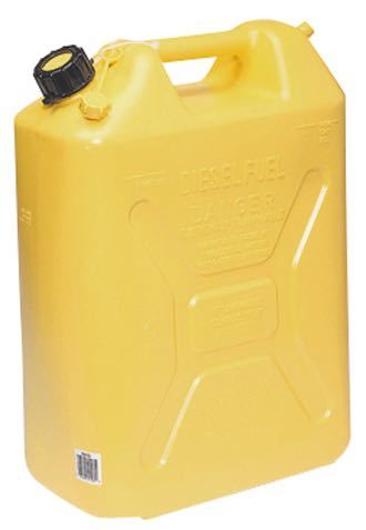 Diesel tank scepter 20l yellow military style