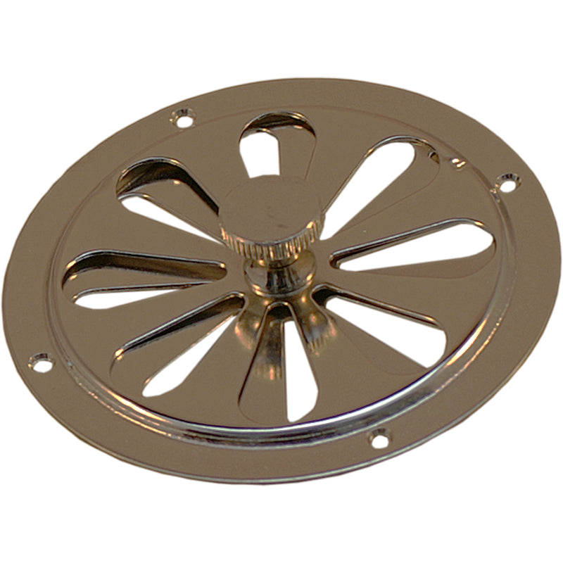 Star valve chrome-plated brass 120 mm