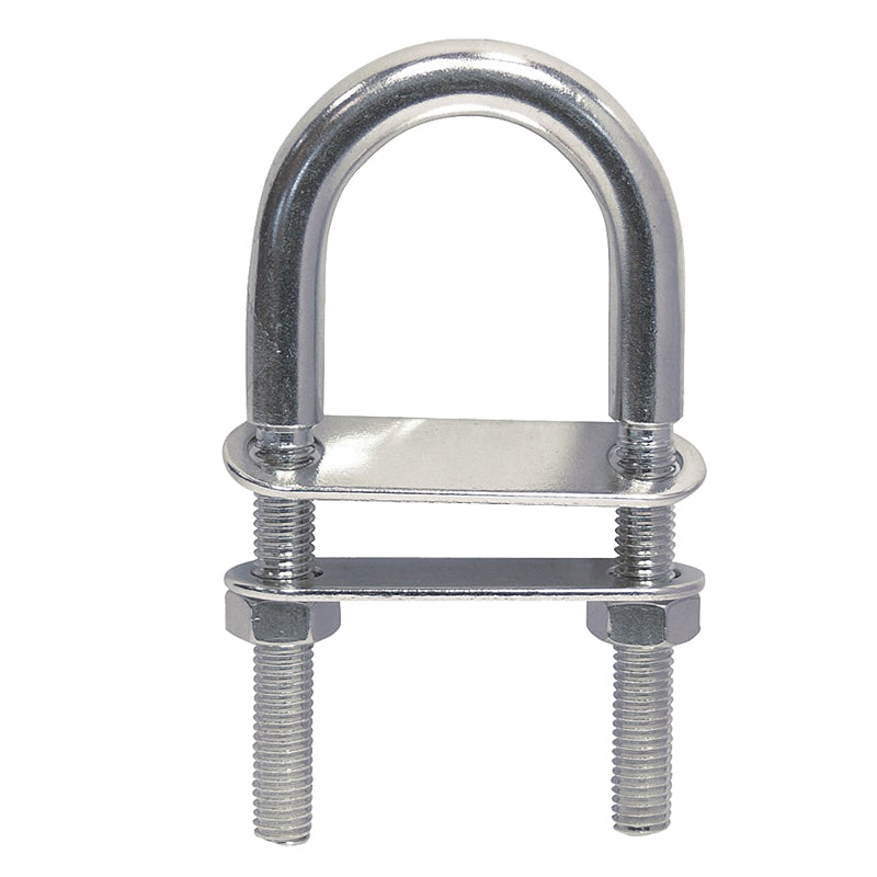 U-bøjle rustfri AISI 316 8 mm gevind 10 x 50 mm 1 stk.
