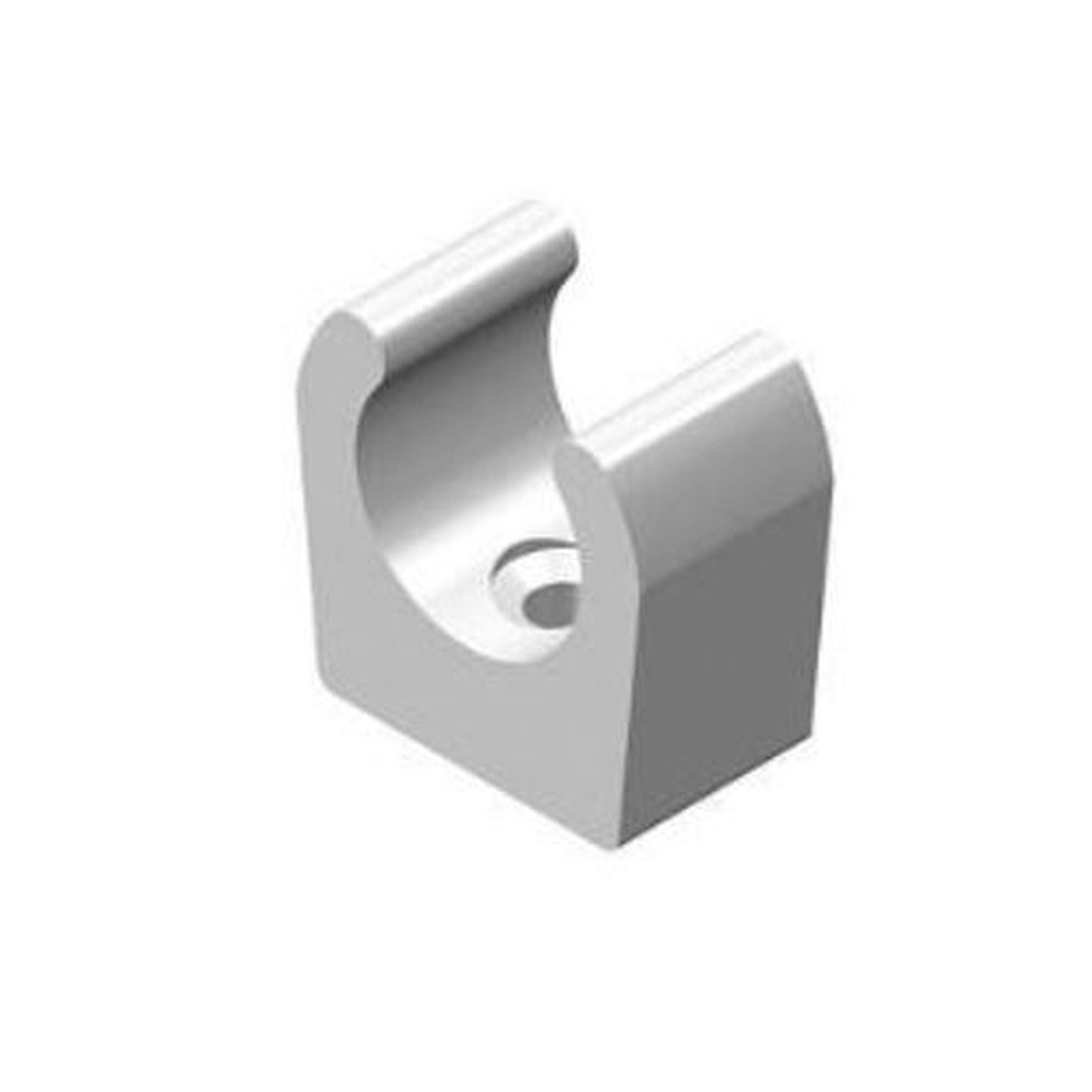 Whale mounting clamp 15 mm white