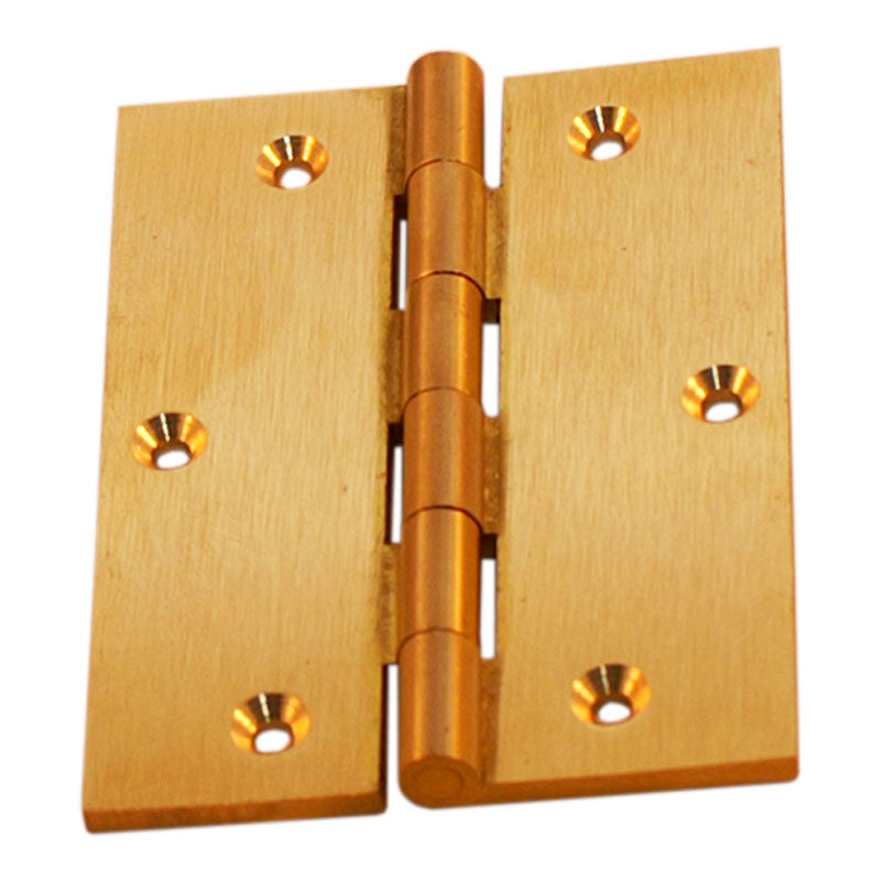 Kanthængsel messing 80 x 80 mm