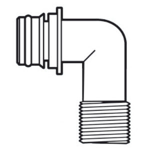 Europump 90° plug-in lynkobling 1/2” gevind Osculati