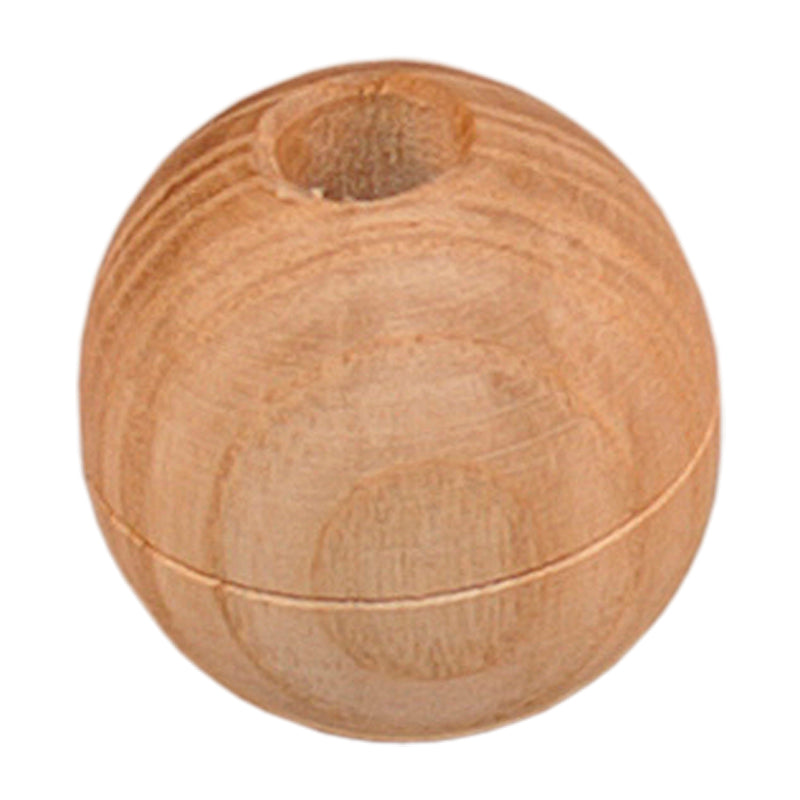 Rakkeklode asketræ Ø25 mm hul Ø8 mm