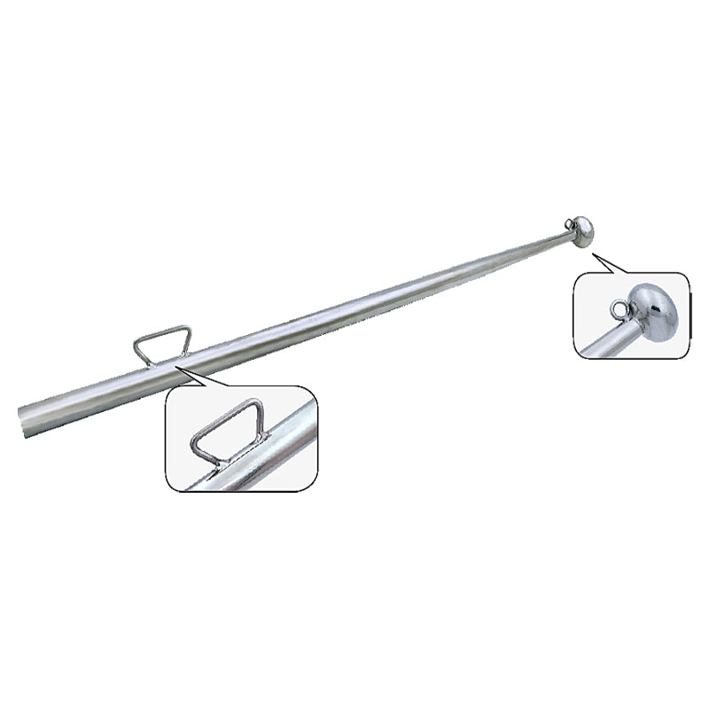 Flagpole stainless steel AISI 316 90 cm
