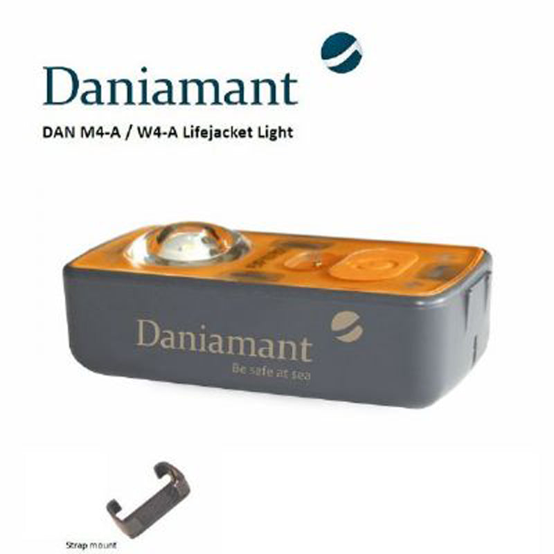 Vest light with clip manually activated Daniamant M4-A