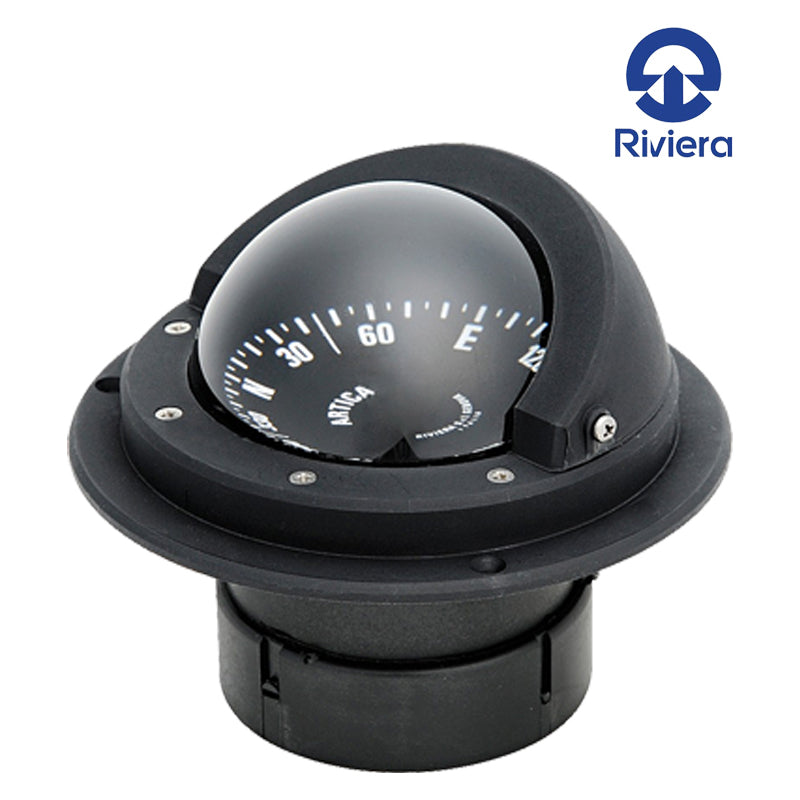 Riviera-Kompass 70 mm Artica Schwarz