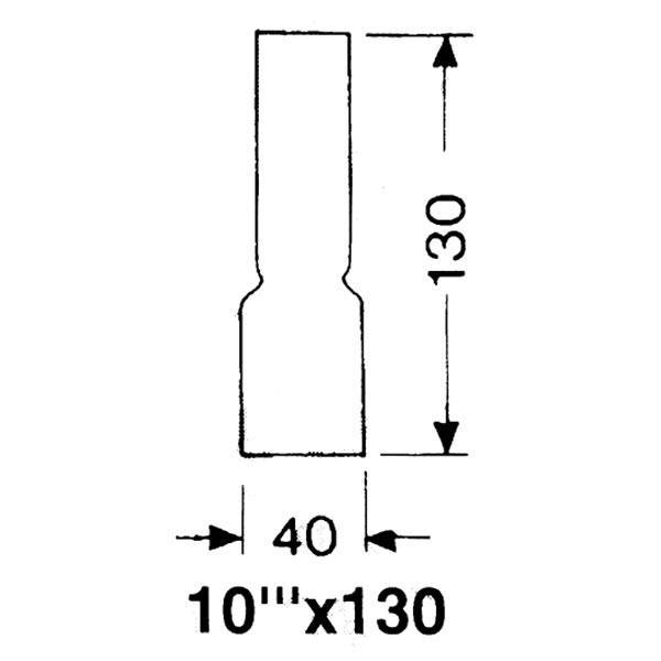 DHR Lamp Glass 10 x 130mm