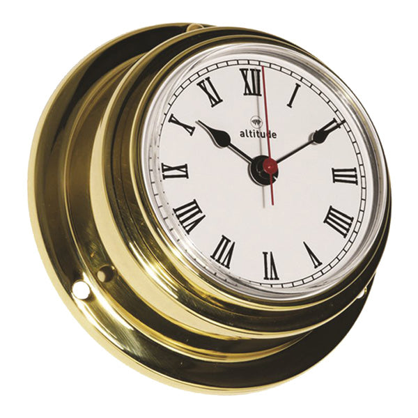 Altitude ship clock brass Ø88/127mm