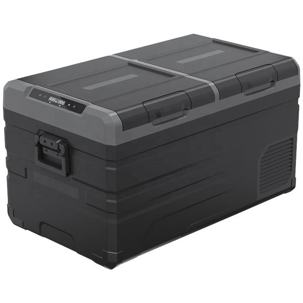 1852 Kühlbox 95L mit Kompressor, 2-teiliger Kühl-/Gefrierschrank 12/24/230V