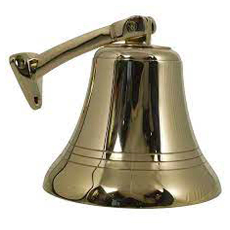 Schiffsglocke Messing 200 mm - Mit Patina