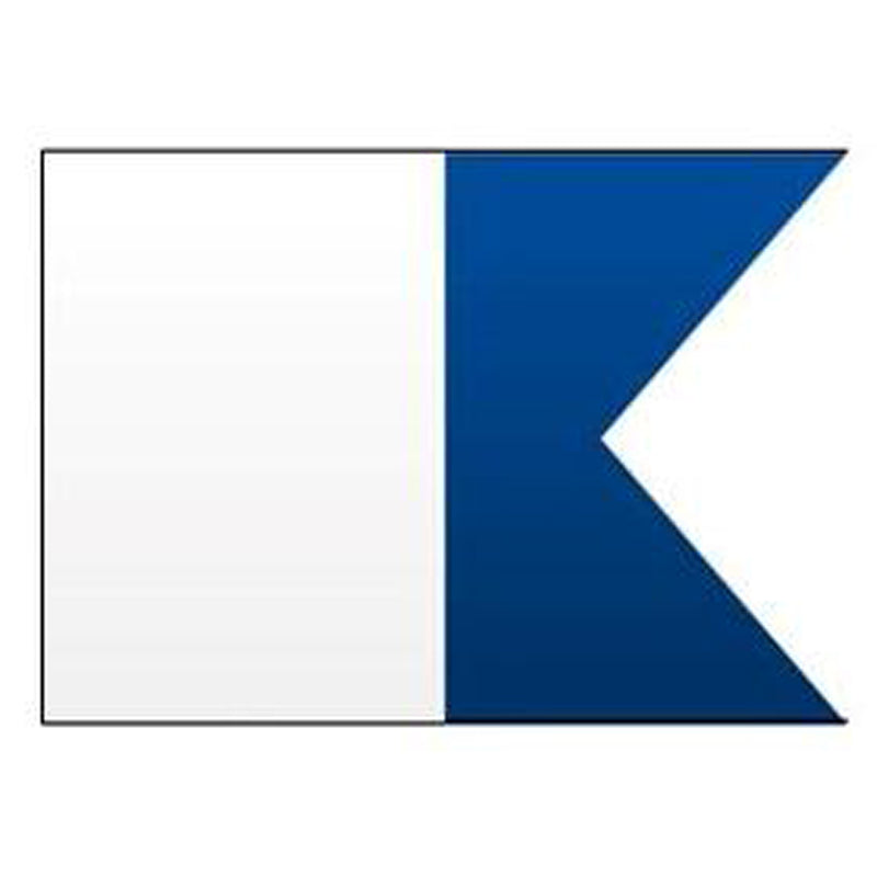 Signalflagge A 50 cm (Taucher im Wasser)