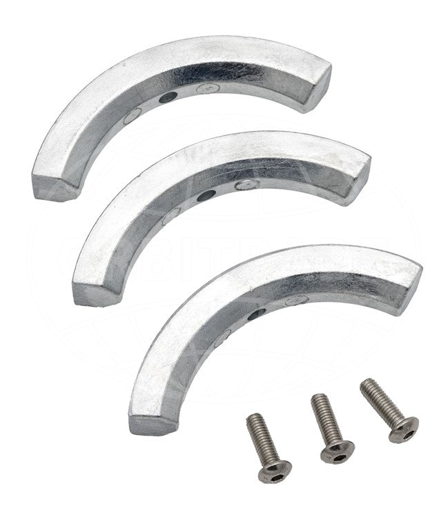 Orbitrade Alu Anode 2 & 3-bl folding propeller. Volvo