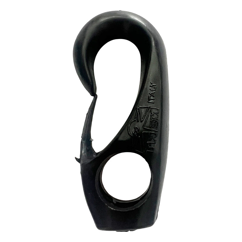 Nylonhage lukket sort 6 mm 4 stk./ps.