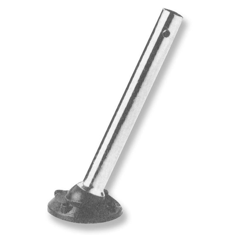 Beslag rustfrit AISI 316 til platform base Ø70 mm rør Ø22 mm