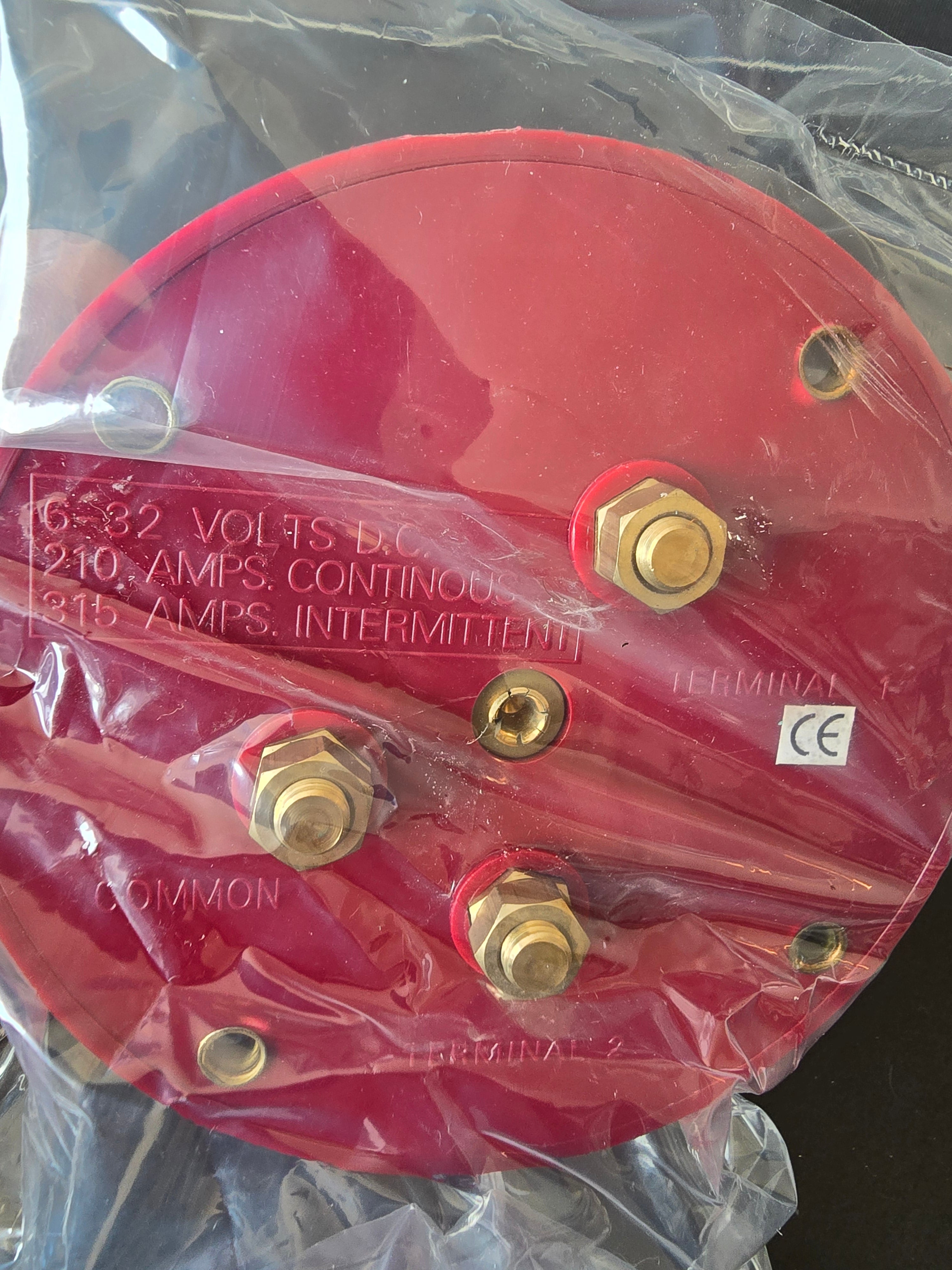 Robust Batteriomskifter – 6-32 Volt – Op til 315A Peak – Ø 125 mm