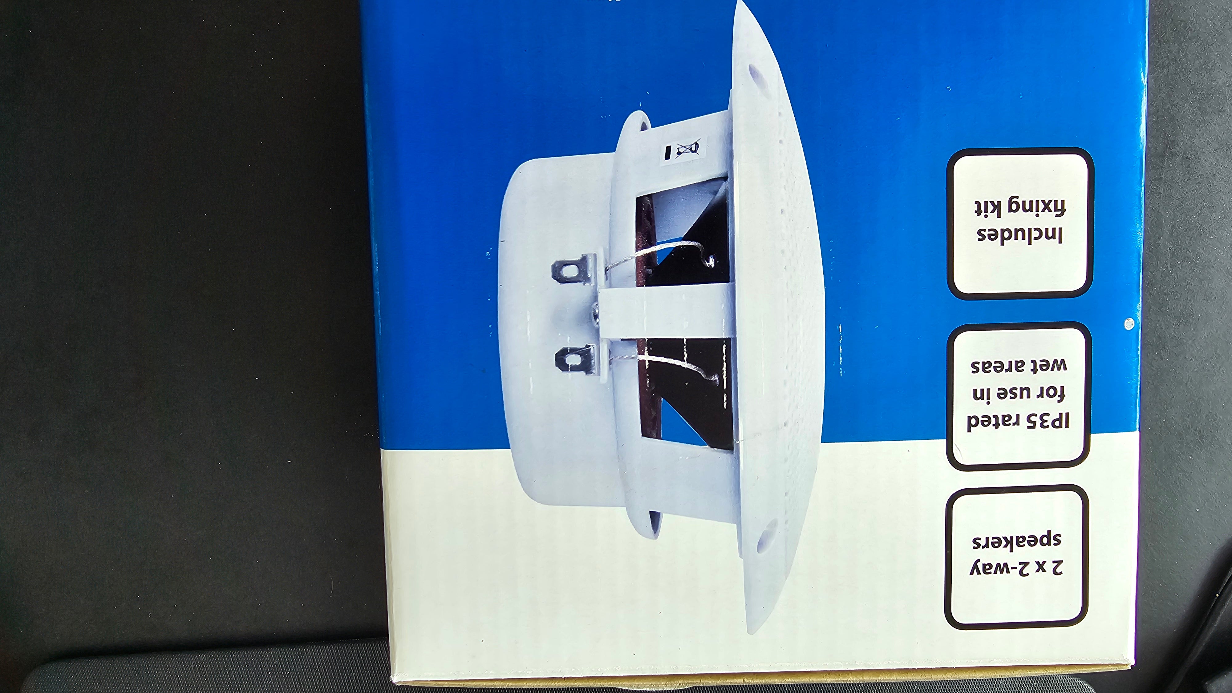 OUTLET: Adastra hvid 5" vandafvisende marinehøjttaler 8 ohm 80W