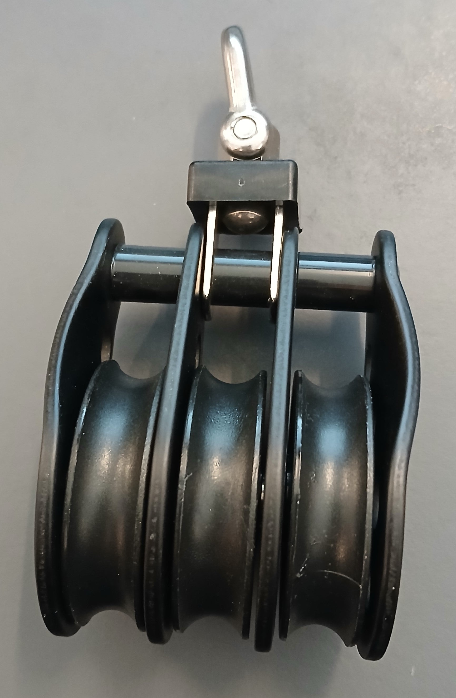Aluminium blok - glideleje – Triple with swivel – 45x12 mm – 500 kg