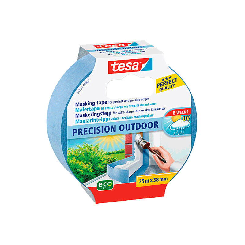 Blue Masking tape Precision Outdoor 25 mm x 25 m. Tesa