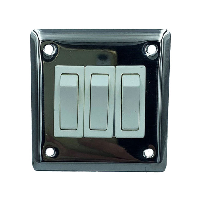 Wall switch with 3 switches rf 66 x 64 mm *