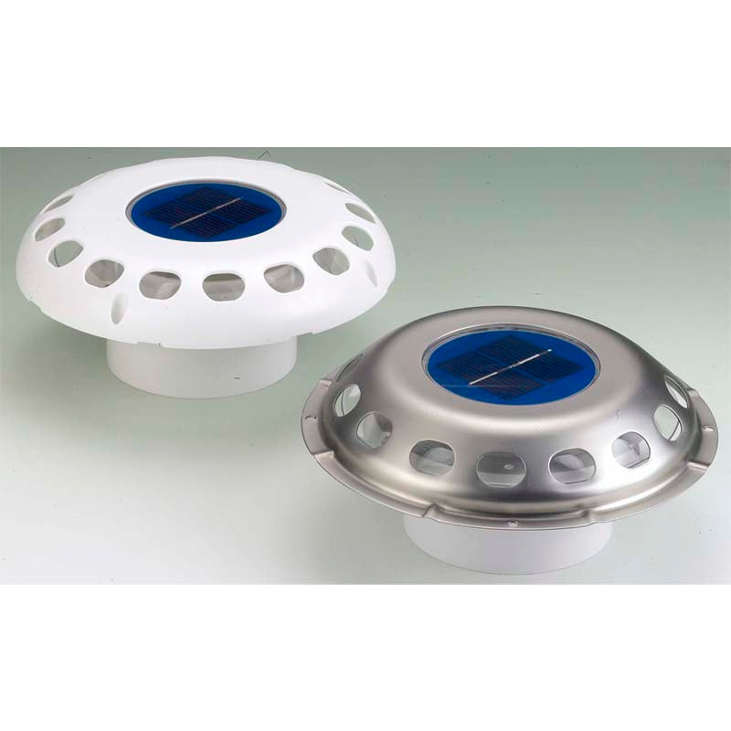 Dæksventilator solcelle med rustfri top Ø101 mm udskæring
