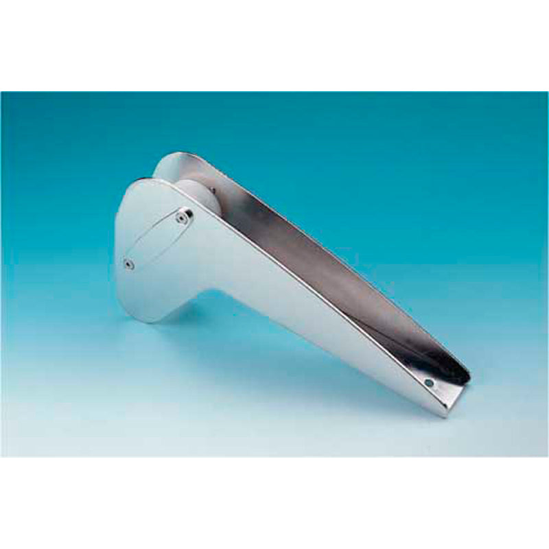 Ankerrulle rustfri med nylonhjul L:370 x B:52 x H:185 mm