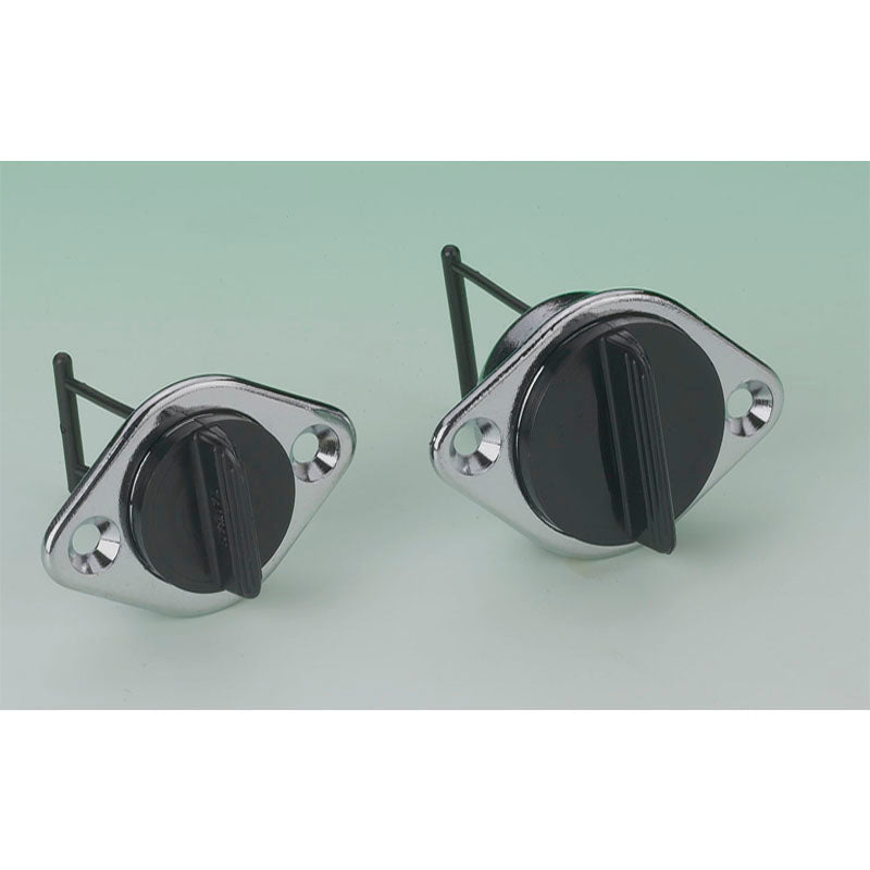 Lænseprop forkromet Ø:25 mm 52 x 35 mm