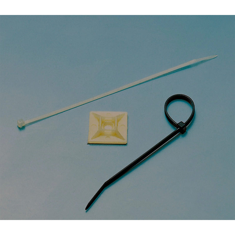 Kabelholder selvklæbende hvid