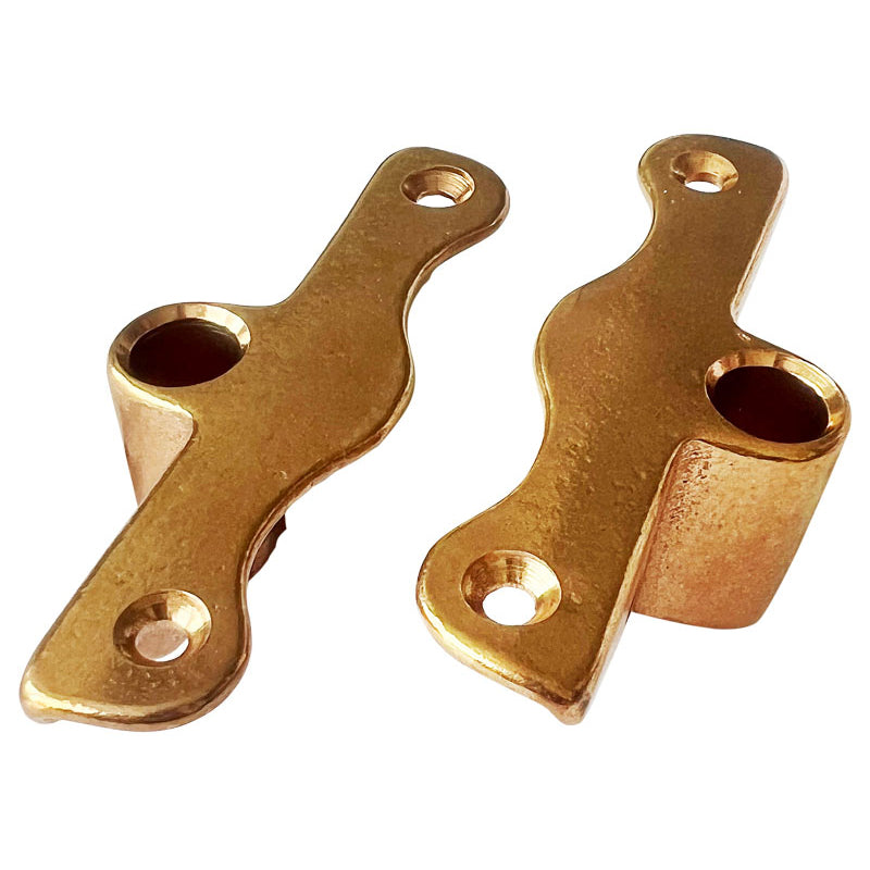 Holder for åregaffel bronze sidemonteret med vinkel *